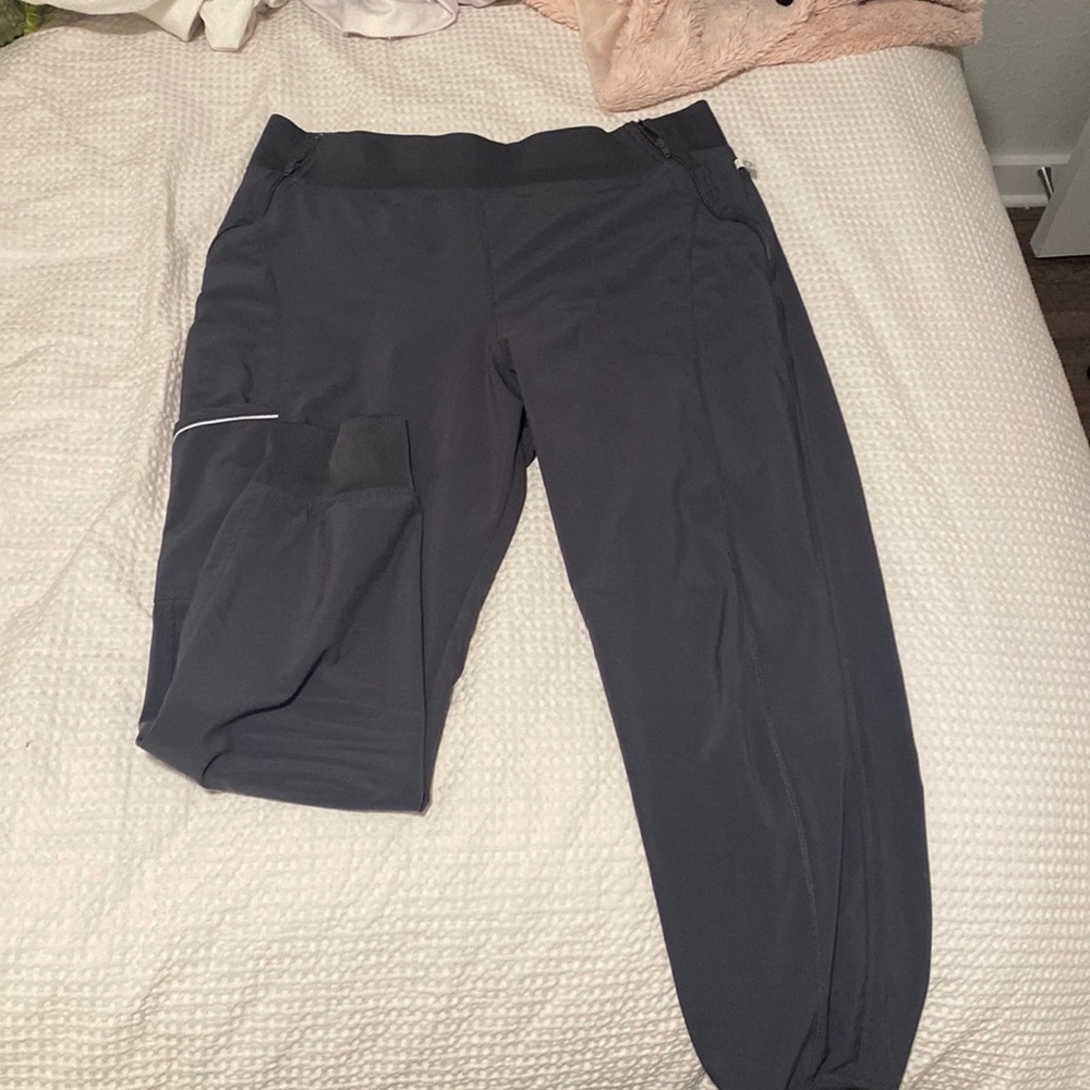 Womens Dark Gray Scrub joggers